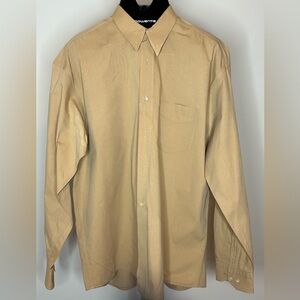 Tan Hugo Boss Dress Shirt